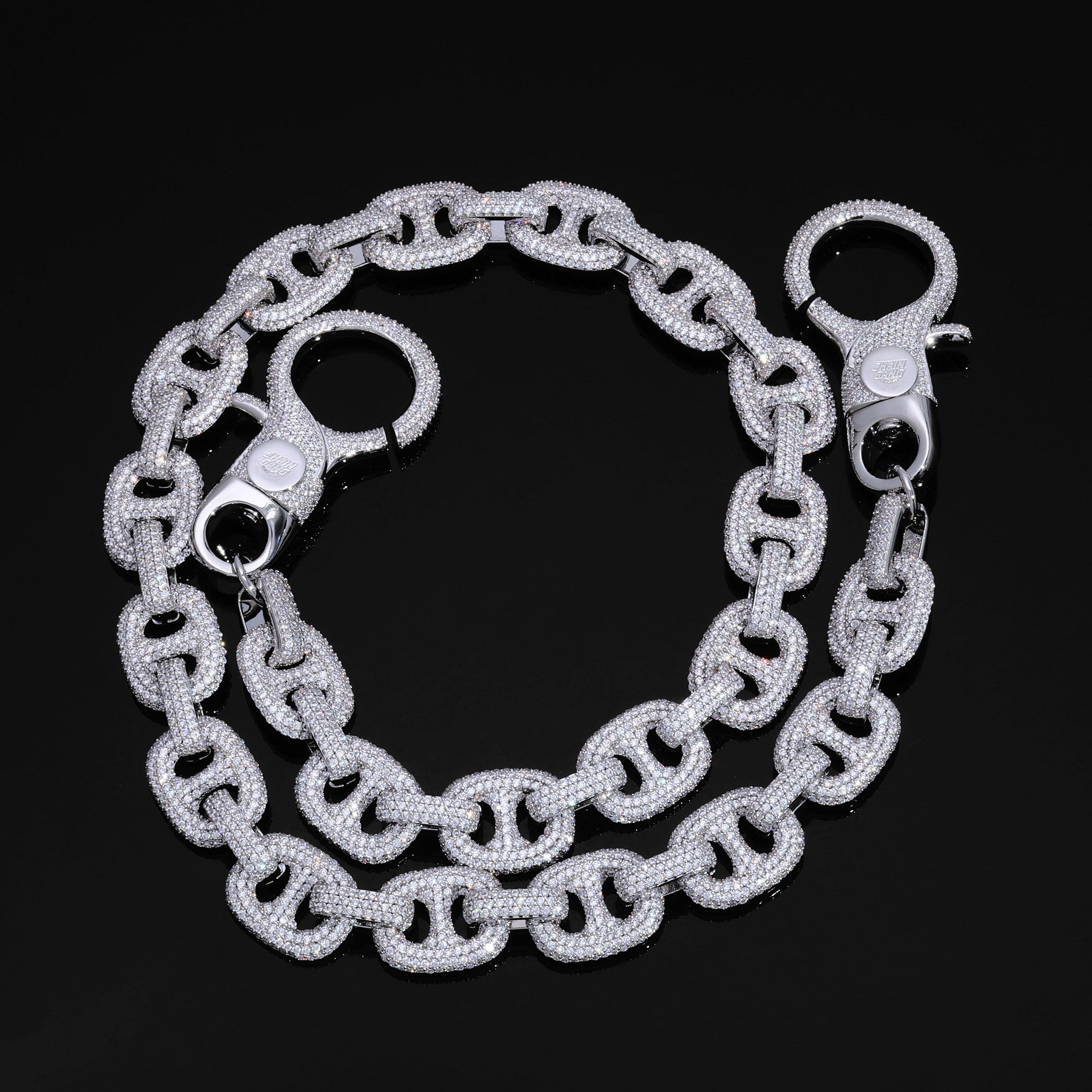 White Gold Gucci Wallet Chain