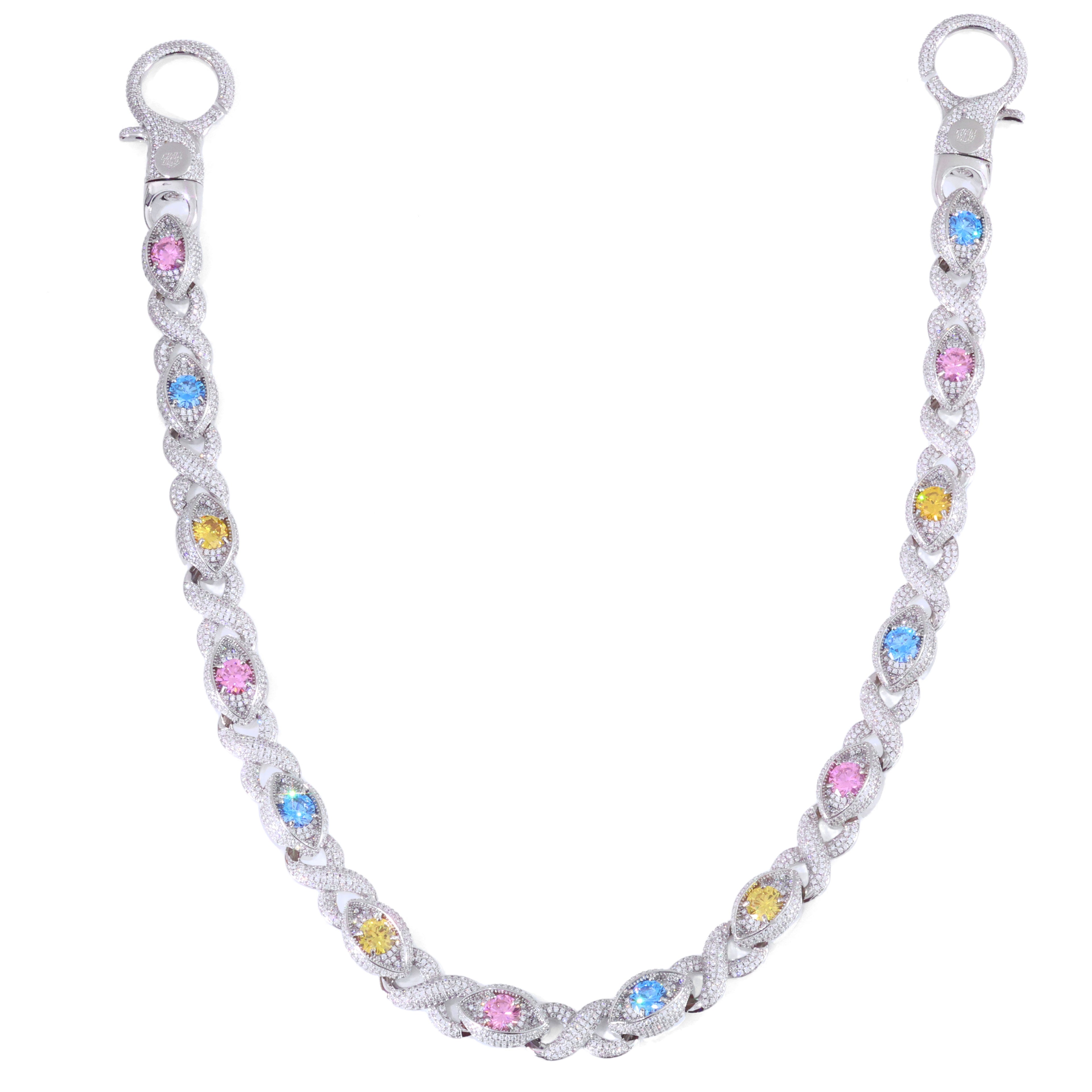 18K Gold Plated "Evil Eye" Wallet Chain