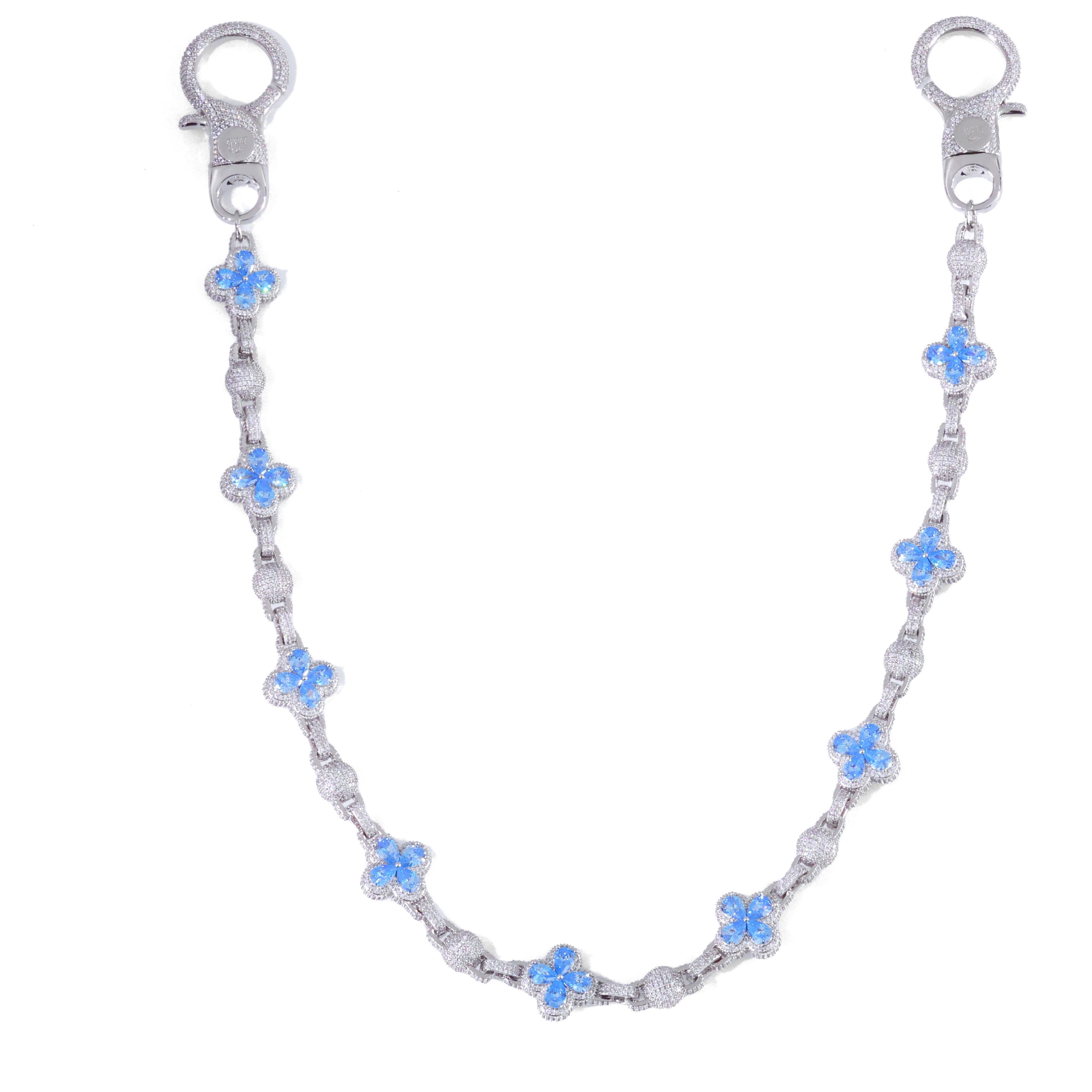 18K Gold Plated Clover Wallet Chain