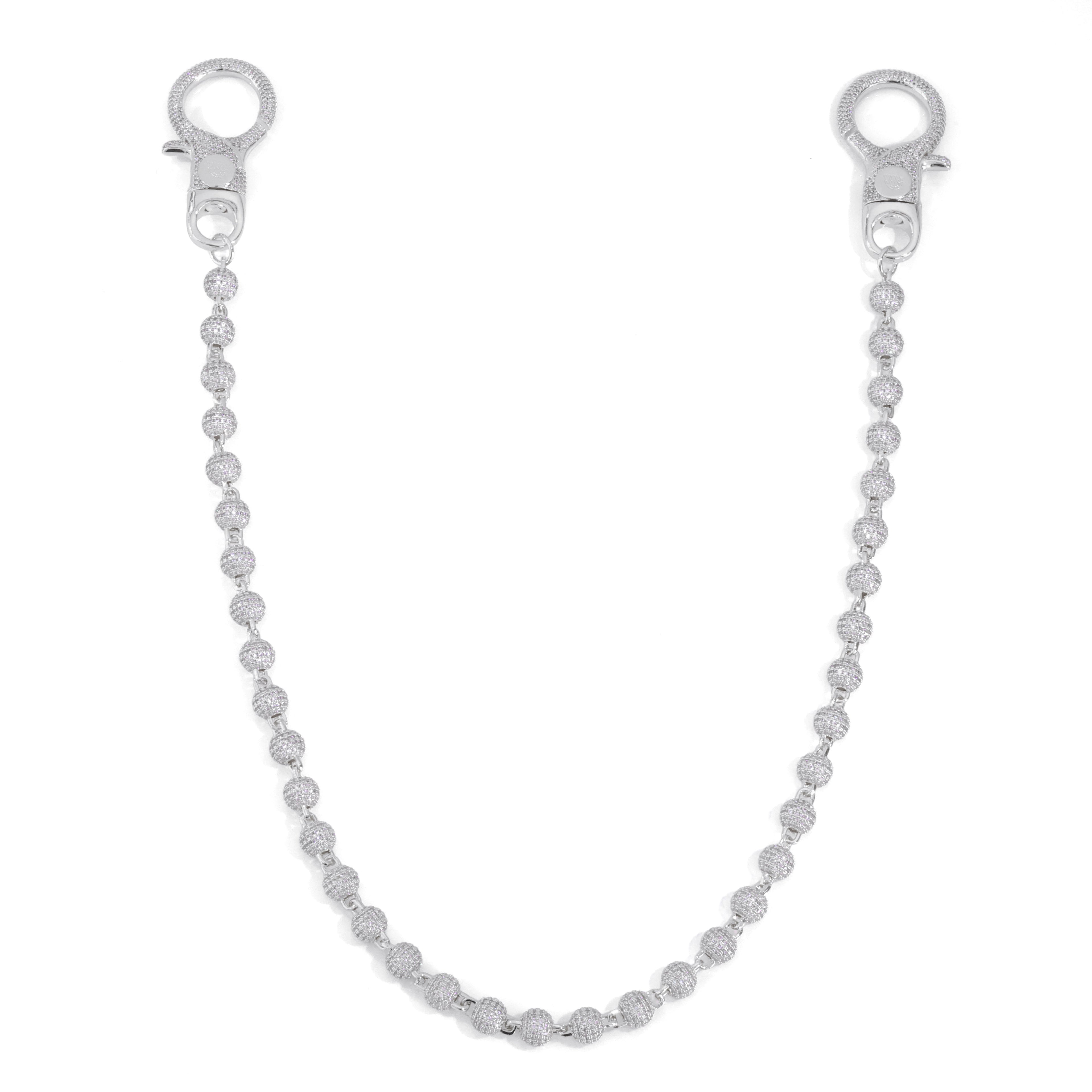 18K Gold Plated "Ball-Out" Wallet Chain